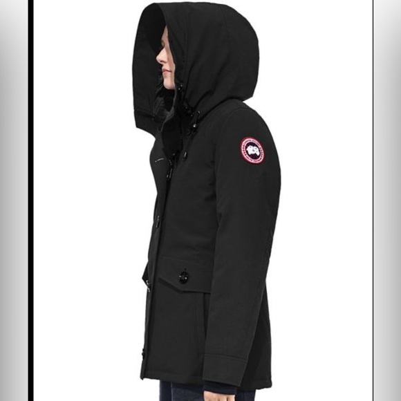 Canada Goose Rideau Parka Jacket-Navy Blue - Picture 17 of 17